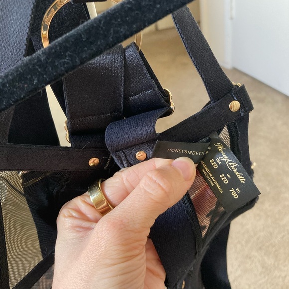 Honey Birdette Kukuro Leopard Lingerie 3 Piece Set - Picture 6 of 9